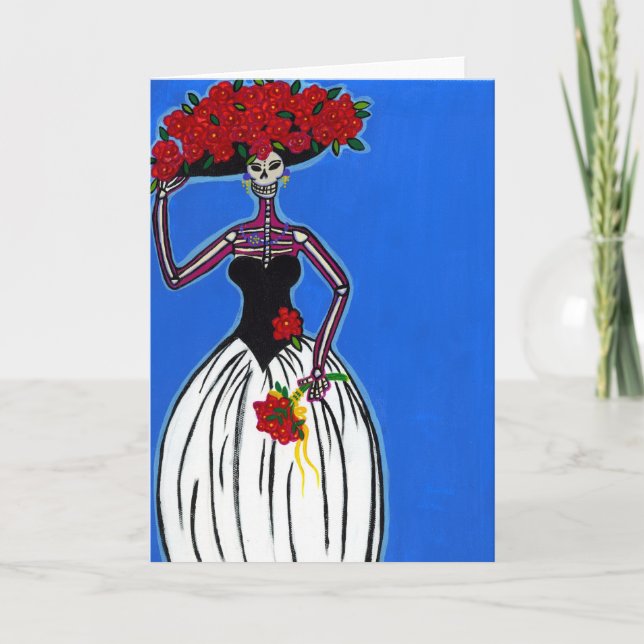 Catrina die moderne Braut Karte (Vorderseite)