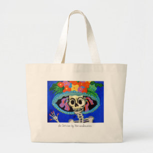 Catrina, La Catrina durch Maria Sanchez Jumbo Stoffbeutel