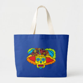 Catrina Sugar Skull Jumbo Stoffbeutel