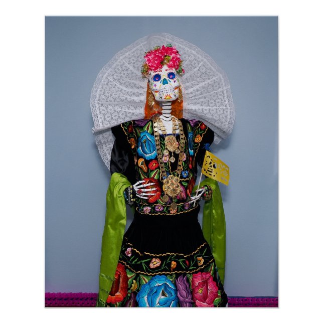 Catrina Tehuana Poster (Vorderseite)