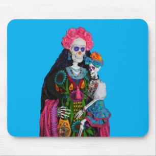 Catrina und Calavera Child Sugar Skull Mousepad