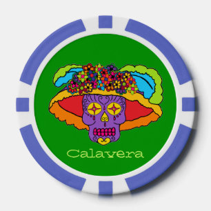 Catrina Zucker-Schädel Pokerchips