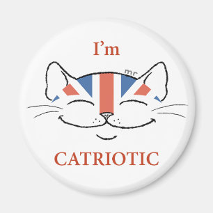 Catriotic Katzen-Magnet Magnet