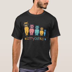 Catryoshka Niedlich Katzen Matryoshka Russische Ne T-Shirt