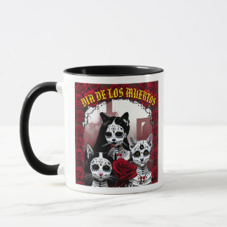 Cats and a rose Muertos 1 Tasse