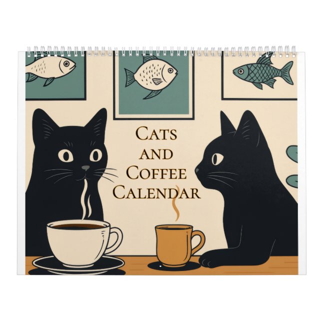 Cats and Coffee Calendar Kalender (Titelbild)
