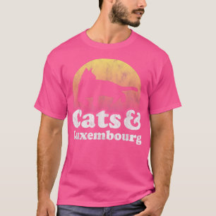 Cats and Luxembourg Men's or Women's Cat T-Shirt