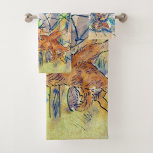Cats Band, Louis Wain Badhandtuch Set