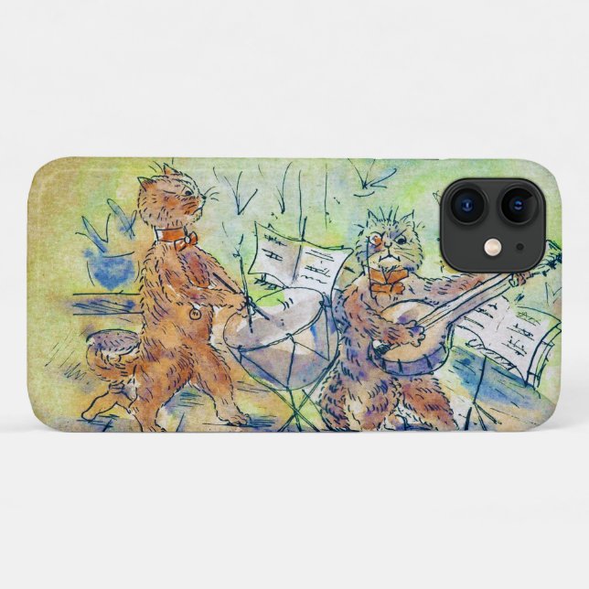 Cats Band, Louis Wain Case-Mate iPhone Hülle (Rückseite (Horizontal))
