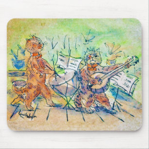 Cats Band, Louis Wain Mousepad