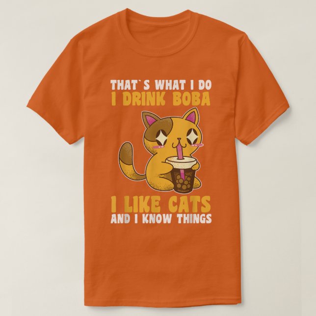 Cats Boba Tea Bubble Tee (Design vorne)