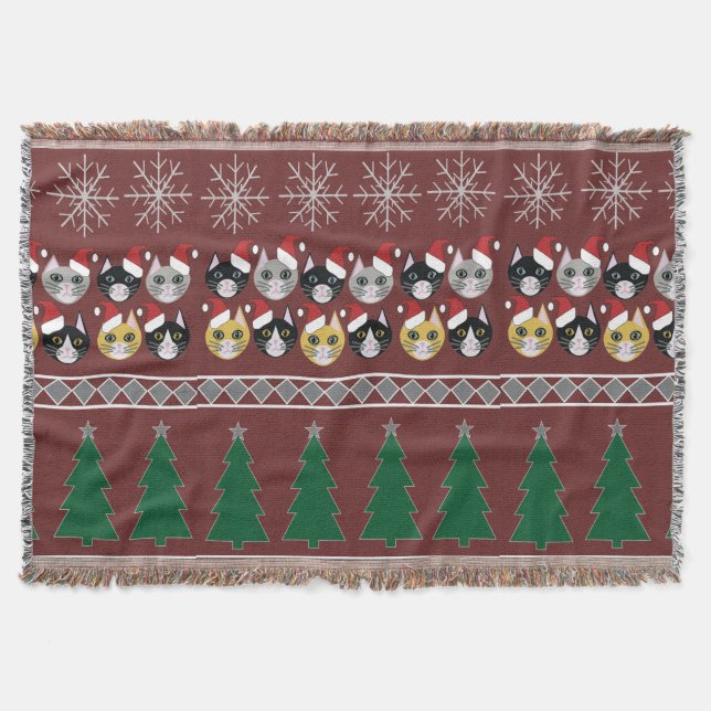 Cats Christmas  Decke (Vorderseite)