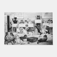 Cats Classroom Discipline, Louis Wain