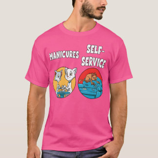 Cats Claws Schneiden von Maniküren für eine Katze  T-Shirt