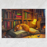 Cat's Daydream Niedlich Kitten Geschenk für Cat Lo<br><div class="desc">Das "Cat’s Daydream"-Puzzle! Dieses 1000 Stück Puzzle ist perfekt für Erwachsene, die eine große Herausforderung Liebe. Das Puzzle besticht durch eine niedliche Katze, die friedlich in einer gemütlichen Bibliothek mit warmen Laternenleuchten erstickt wird. Die faszinierenden Details der flauschigen Katze, das lebendige rote Kissen und die mächtigen Bücherregale machen dieses Rätsel...</div>