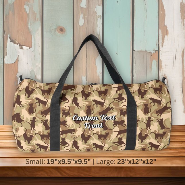 Cats Desert Camouflage Duffle Bag (Von Creator hochgeladen)