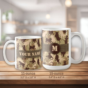 Cats Desert Camouflage Kaffeetasse