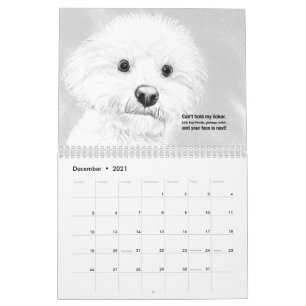 Cats et chiens 2021 Calendrier Haiku
