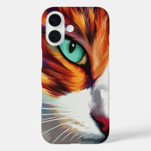 Cat's Eye Design iPhone 16 Hülle