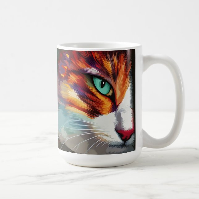 Cat's Eye Design Kaffeetasse (Rechts)