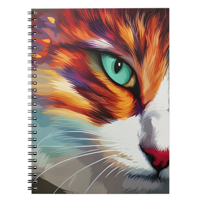 Cat's Eye Design Notizblock (Vorderseite)