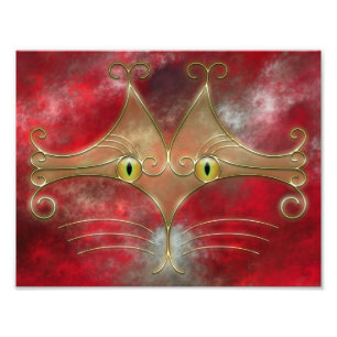 Cat's-Eyes Foto Print