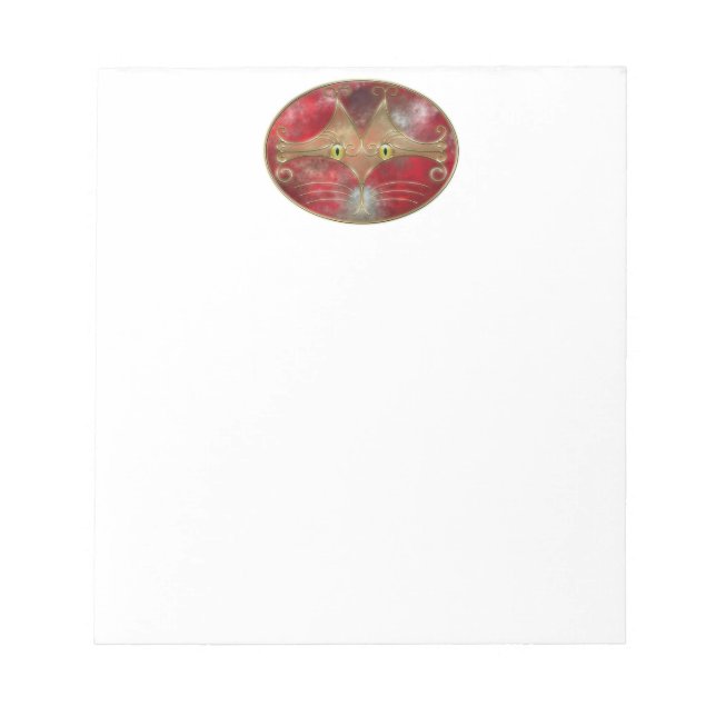Cat's-Eyes Notepad Notizblock (Vorderseite)