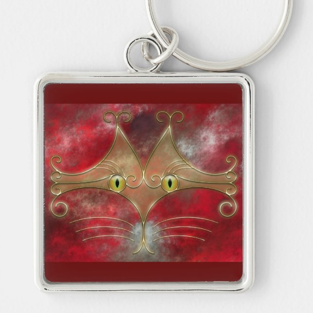 Cat's-Eyes-Schlüsselanhänger Schlüsselanhänger (Vorne)