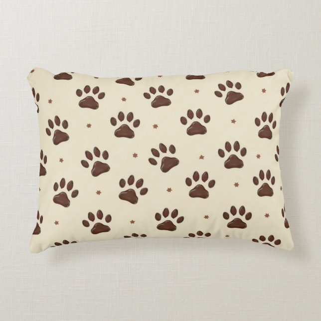 Cat's Foot Briefmarke Pillow Dekokissen (Vorderseite)