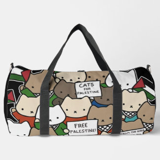 Cats für Palästina – Kawaii Katzen für Gerechtigke Duffle Bag