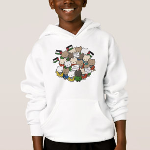 Cats für Palästina – Kawaii Katzen für Gerechtigke Hoodie