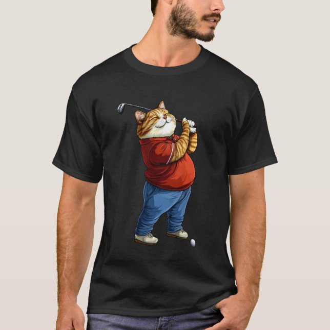 Cats Golf T-Shirt (Vorderseite)