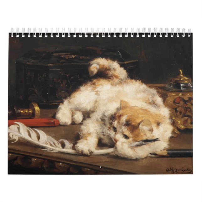 Cats in Classic Art Calendar Kalender (Titelbild)