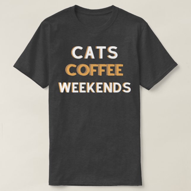 Cats Kaffeewochen T-Shirt (Design vorne)