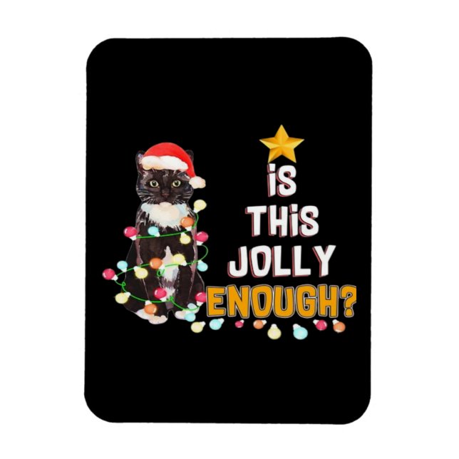 Cats Merry Chirstmas Magnet (Vertikal)