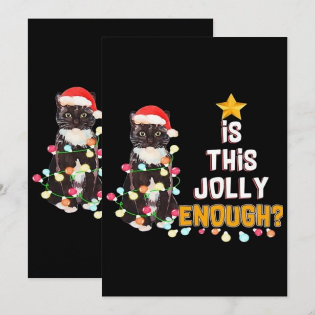 Cats Merry Chirstmas Save The Date (Vorne/Hinten)