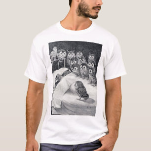 Cats Nightmare Owl Bird, Louis Wain T-Shirt