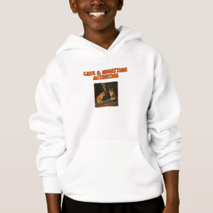 Cats & Nighttime Activities - Retro Funny Cat Art Hoodie