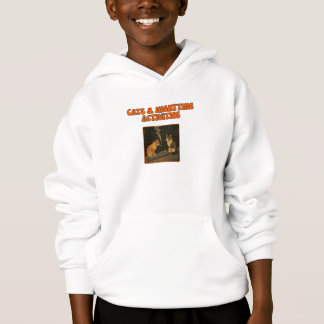 Cats & Nighttime Activities - Retro Funny Cat Art Hoodie