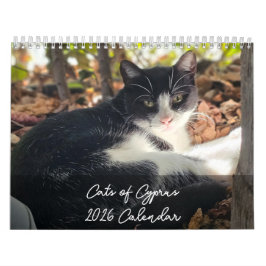Cats of Cyprus 2026 B by PaphosLife Calendar Kalender