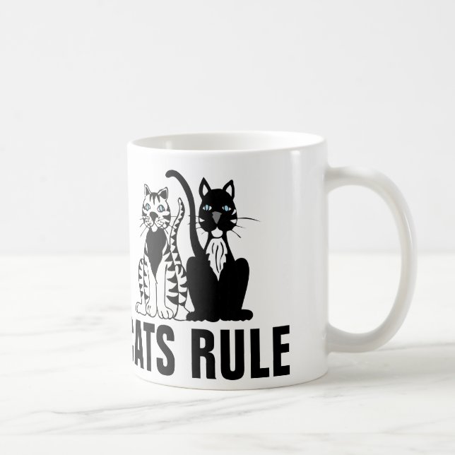 CATS RULE-Kaffeebecher Kaffeetasse (Rechts)
