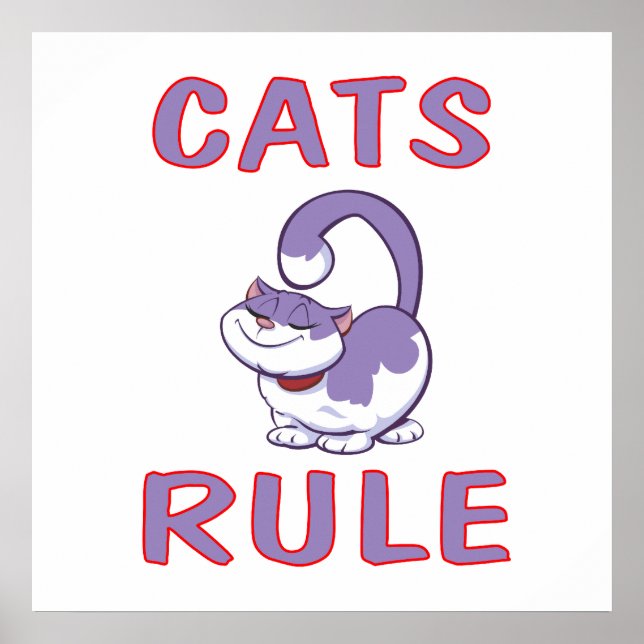 CATS RULE Poster (Vorne)
