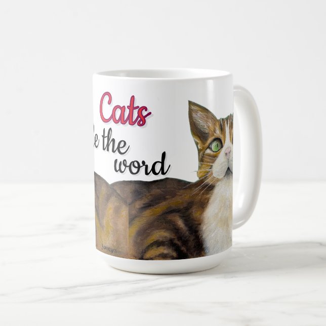 Cats rule the world mug  (Devant droit)