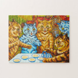 Cats Tea Party von Louis Wain