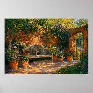 Cat's Whispering Sanctuary – Portrait of Solitude Poster