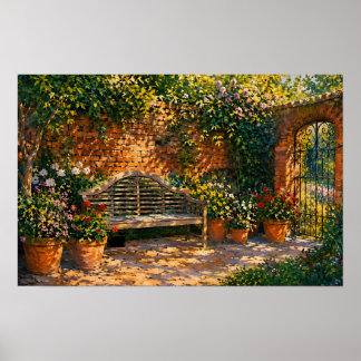 Cat's Whispering Sanctuary – Portrait of Solitude Poster