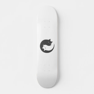 Cats yin and yang mandala - Wählen Sie Hintergrund Skateboard