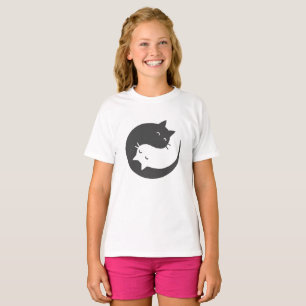 Cats yin and yang mandala - Wählen Sie Hintergrund T-Shirt