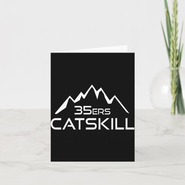 Catskill 35er Berg  Karte (Vorderseite)