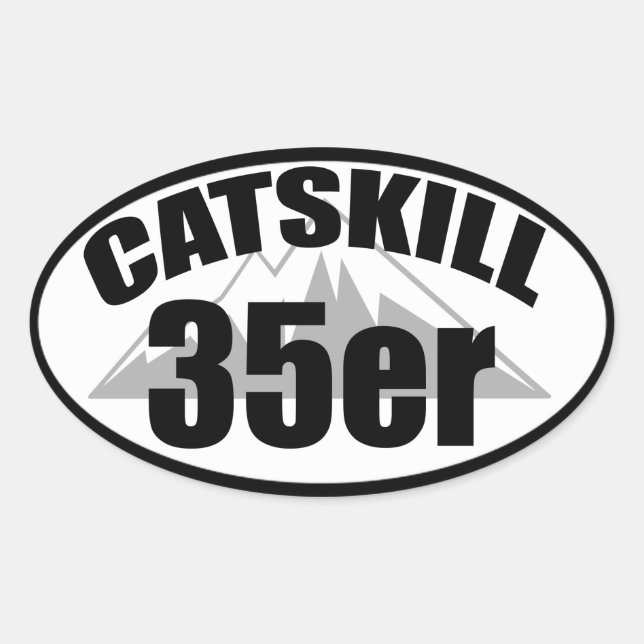 Catskill 35er ovaler aufkleber (Vorderseite)